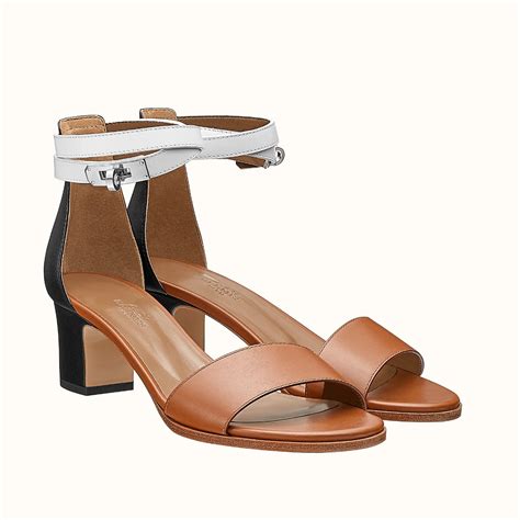 hermes black brown dress shoes|Hermes sandals with heels.